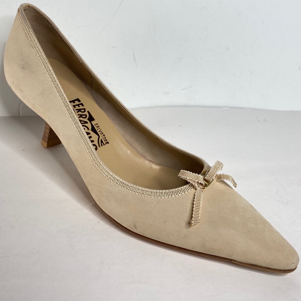 Salvatore Ferragamo Suede Heels